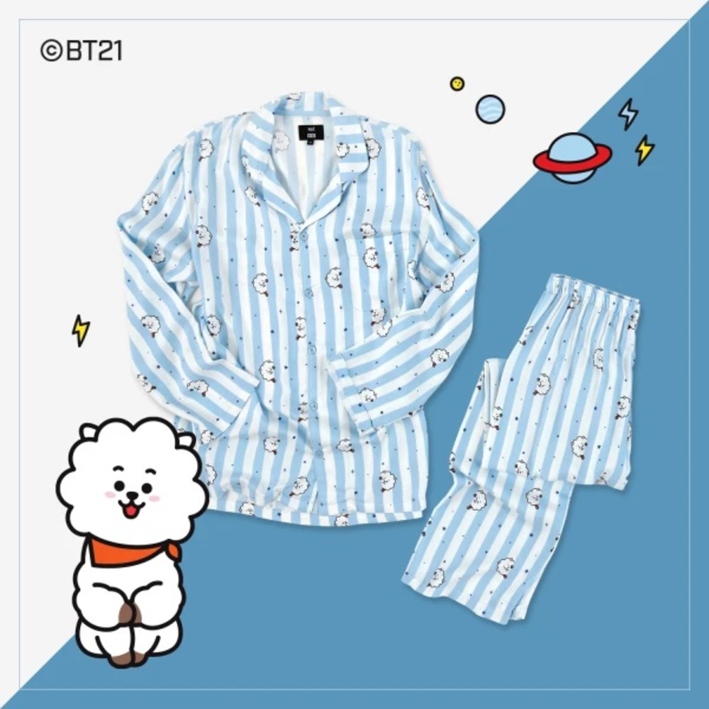 BT21 RJ Striped Pajamas